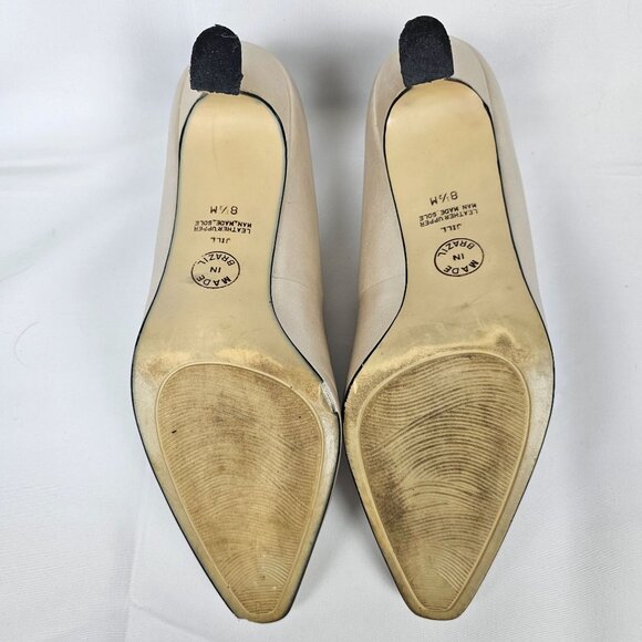 Worthington Soft Collection Jill 2.5" Heels 8.5M Cream Gold Business Casual Shoe - Picture 11 of 16